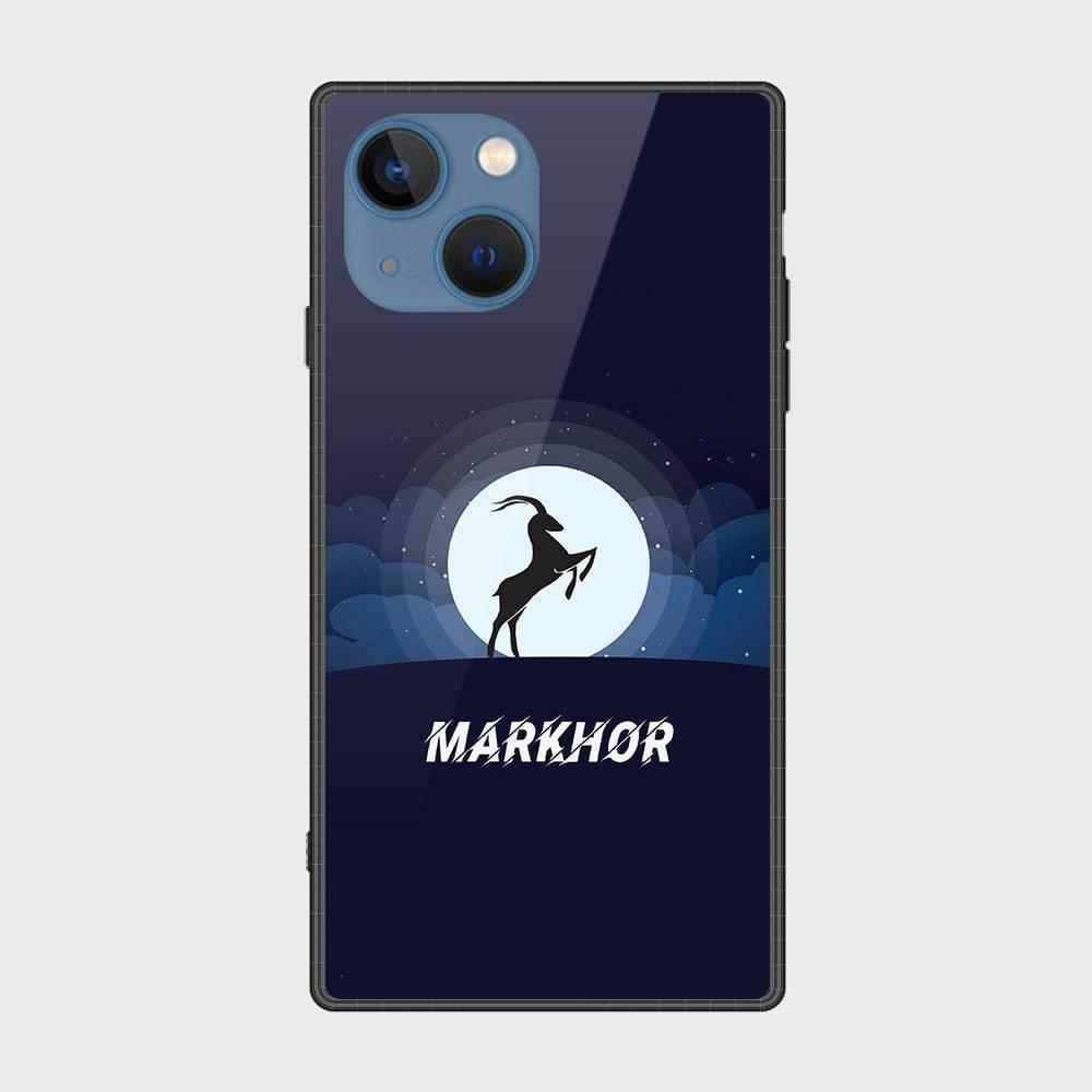 iPhone 13 Cover - Markhor Series - HQ Ultra Shine Premium Infinity Glass Soft Silicon Borders Case Design6