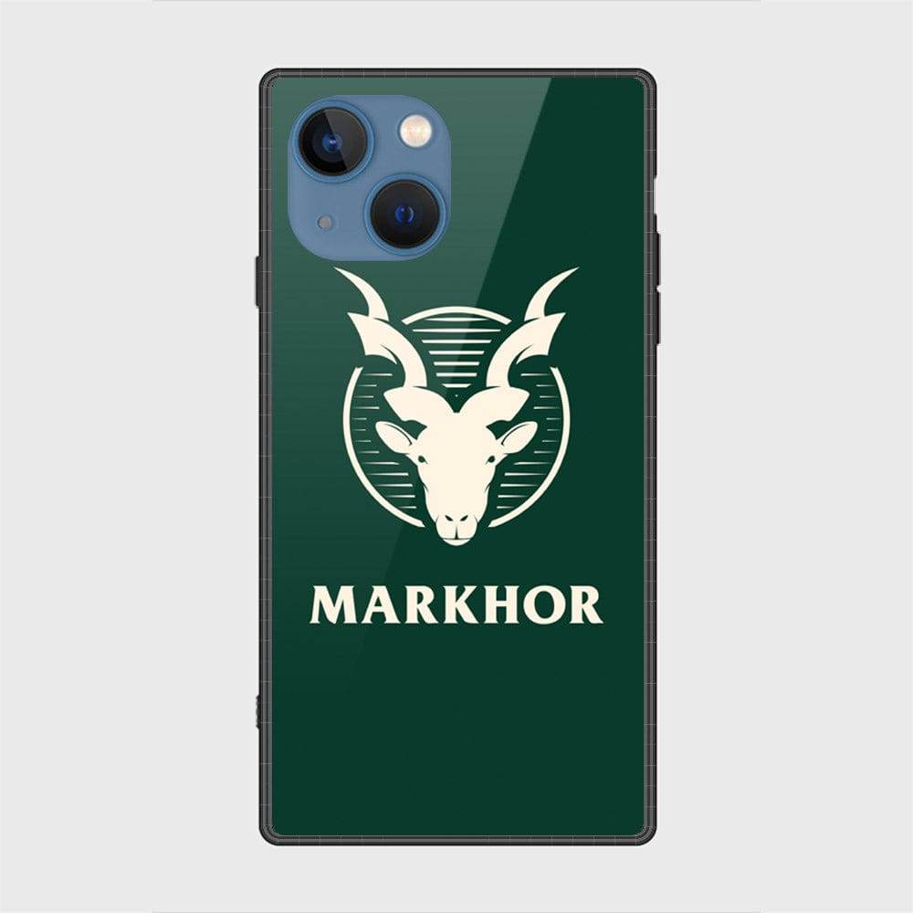 iPhone 13 Cover - Markhor Series - D46 - HQ Ultra Shine Premium Infinity Glass Soft Silicon Borders Case ( Fast Delivery ) Design7 G63