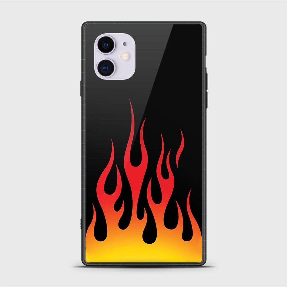 iPhone 11 Cover - Stellar Series - HQ Ultra Shine Premium Infinity Glass Soft Silicon Borders Case Square Style Design1
