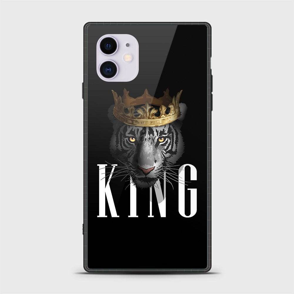 iPhone 11 Cover - Stellar Series - HQ Ultra Shine Premium Infinity Glass Soft Silicon Borders Case Square Style Design3