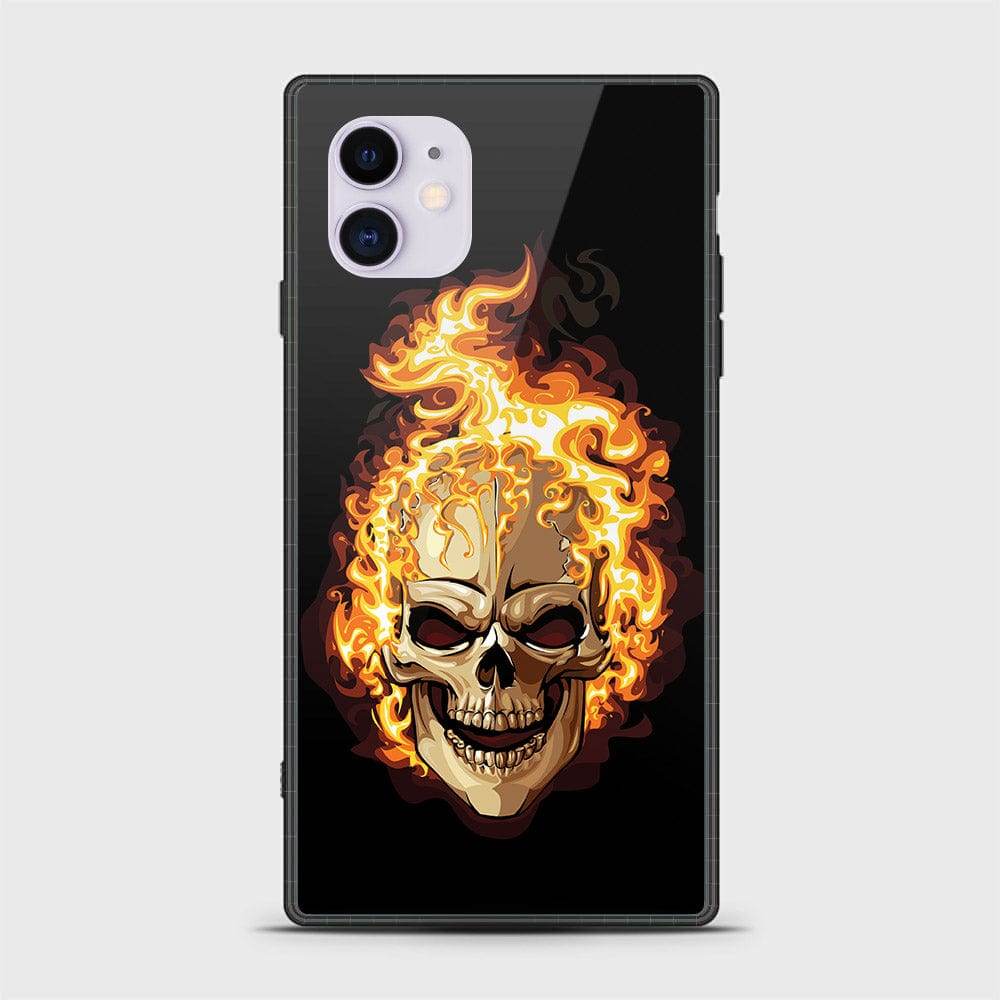 iPhone 11 Cover - Stellar Series - HQ Ultra Shine Premium Infinity Glass Soft Silicon Borders Case Square Style Design4