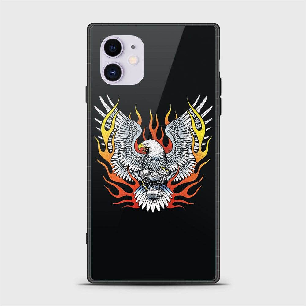 iPhone 11 Cover - Stellar Series - HQ Ultra Shine Premium Infinity Glass Soft Silicon Borders Case Square Style Design5