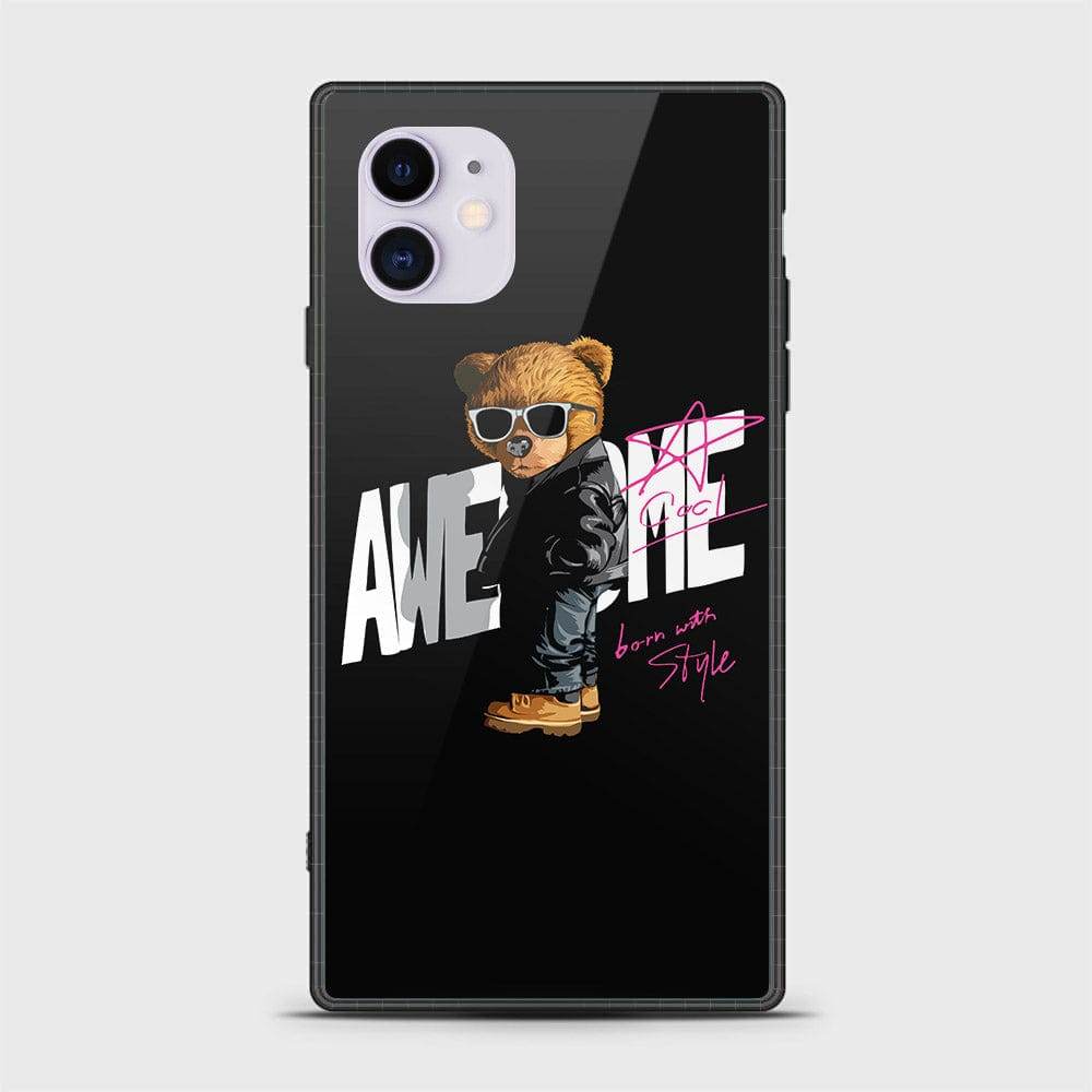 iPhone 11 Cover - Stellar Series - HQ Ultra Shine Premium Infinity Glass Soft Silicon Borders Case Square Style Design6