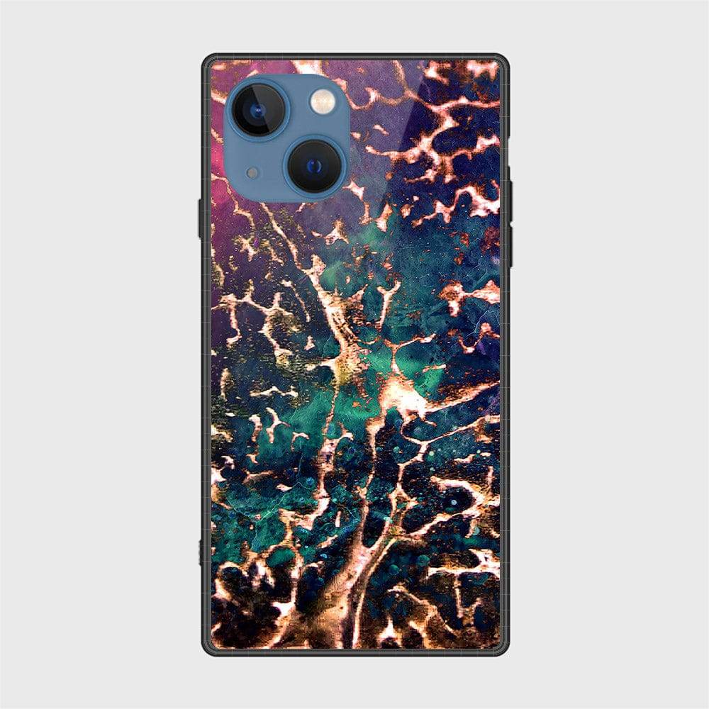 iPhone 13 Cover- Colorful Marble Series - HQ Ultra Shine Premium Infinity Glass Soft Silicon Borders Case Design4