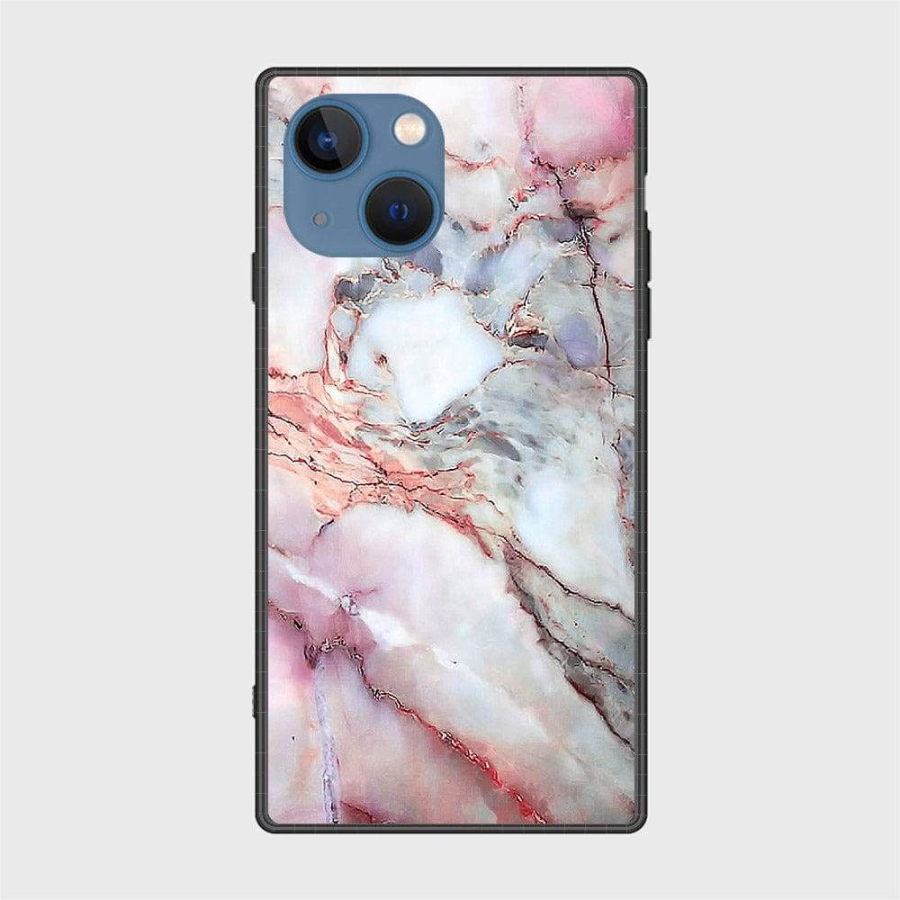 iPhone 13 Cover- Colorful Marble Series - HQ Ultra Shine Premium Infinity Glass Soft Silicon Borders Case Design5
