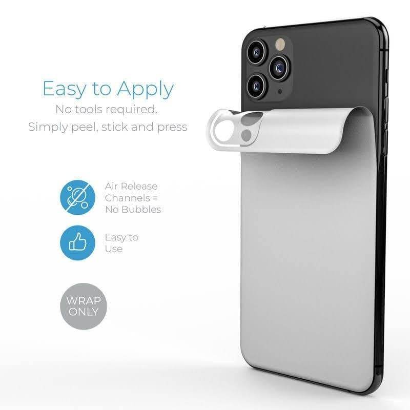 iPhone 11 Back Skins - Material Series - Glitter, Leather, Wood, Carbon Fiber etc - Only Back No Sides - Futurestore.pk
